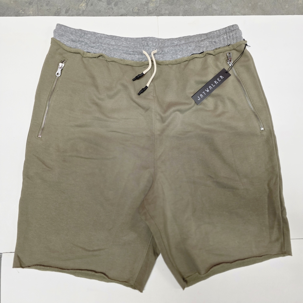 JayWalker Men's Khaki Athletic Shorts